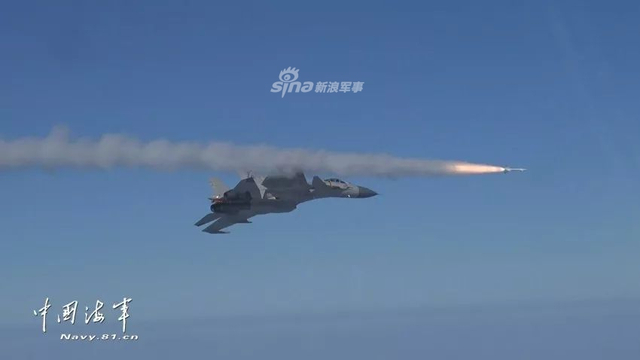 不上航母我也牛!我北海舰队歼15渤海昼夜实弹演练