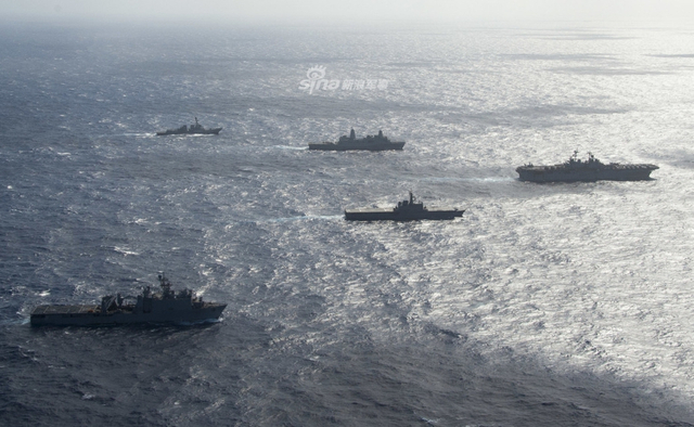 早晚把你们都干沉!美日海军两栖攻击舰频繁海上联演