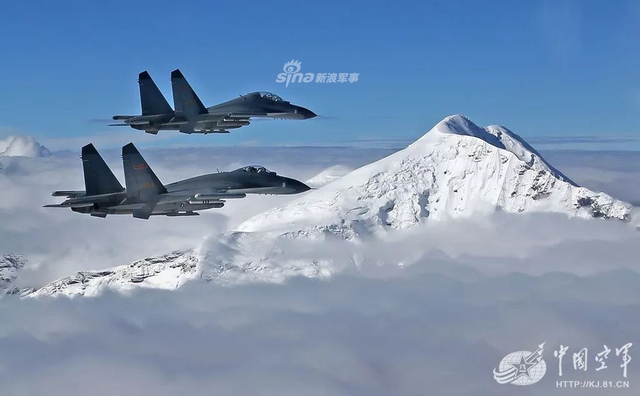 随时战备!西部战区空军歼11B领衔飞豹米171联合演习