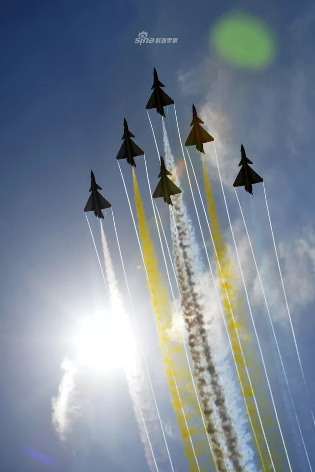 中国空军的娇子！我八一飞行表演队歼10献艺再展英姿