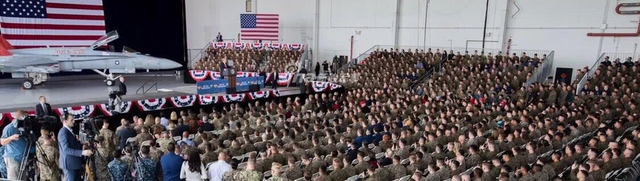 想忽悠中国上当！特朗普劳军演讲夸口美军将组太空部队