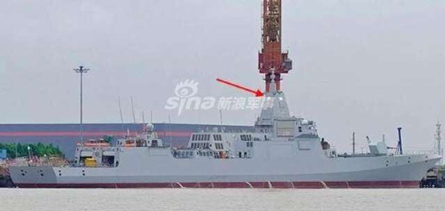 052D干着急！中国新下水055大驱即将完成舾装