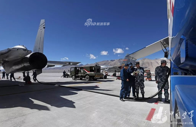 随时战备!西部战区空军歼11B领衔飞豹米171联合演习