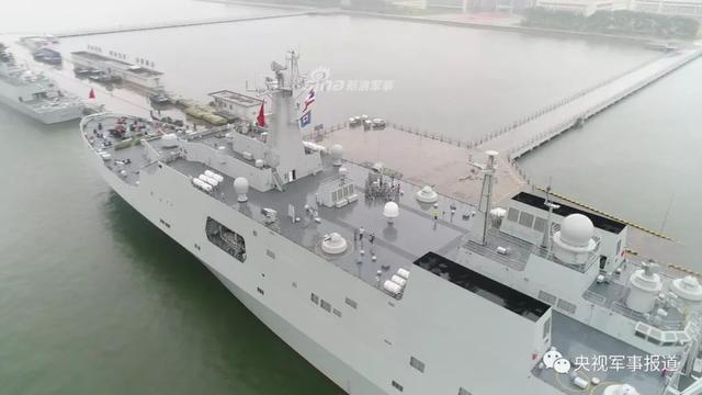 中泰海军联训我071登陆舰抢眼