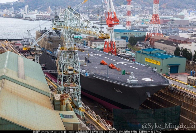 日本升级出云号变真航母 强力战机将上舰或针对中国