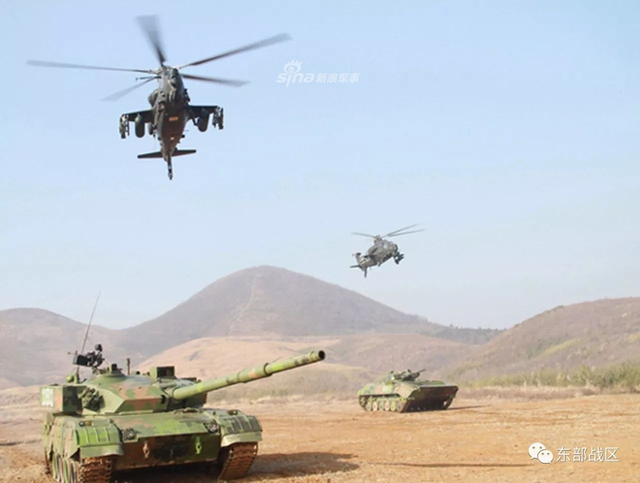 海东雄鹰破长空！东部战区陆航旅地空协同演练很震撼
