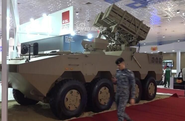 土豪特供版！中国军工在伊拉克展出大八轮版红箭10战车