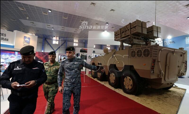 土豪特供版！中国军工在伊拉克展出大八轮版红箭10战车