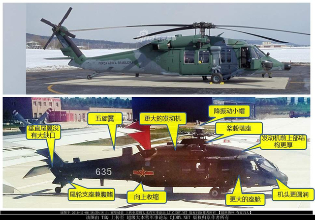 大家一起来找茬！我直20高清美照与黑鹰同角度对比