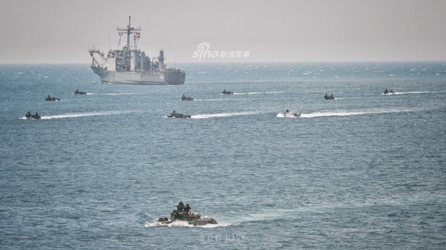 蔡小姐发飙了？台军花莲港模拟“反击”解放军