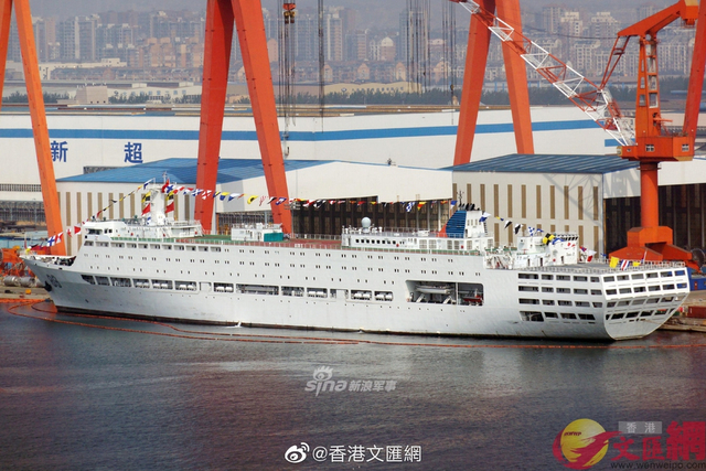 喜迎“八一”!国产航母第7次海试 扫雷舰保障船跟随