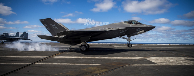 努力形成战力！美军航母演兵太平洋 F35C高调亮相