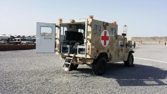 6           用于战场运送伤员和医疗物资的野战救护车