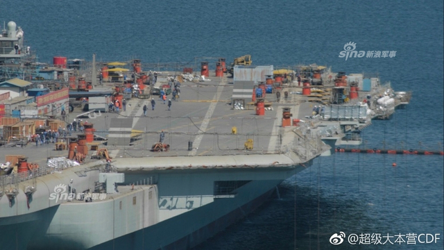 快看阻拦索有几条？中国首艘国产航母再曝喜人进展