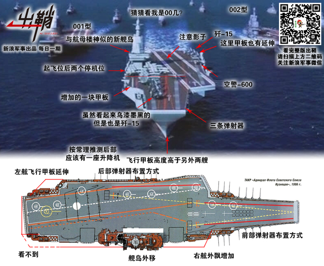 按图读谱尝珍品：从00X航母效果图看中国核航母规划