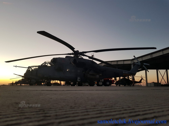 以飞行坦克之名！俄军米-35M武装直升机夜间突袭