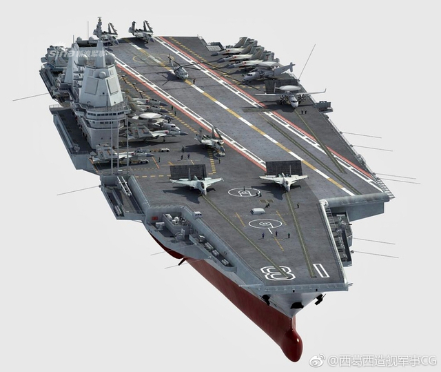 未来的中国海军!cg畅想我军多航母编队驰骋大洋