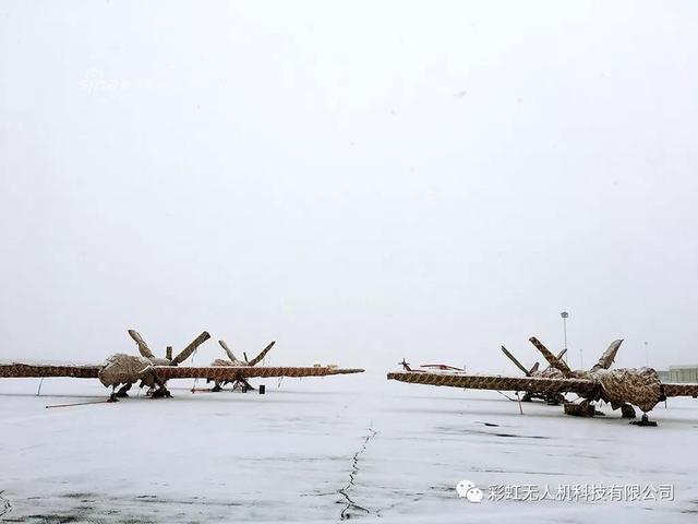 彩虹-4无人机严寒地区夜间测试