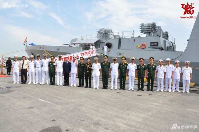 问过南海舰队了吗?印度海军军舰访问越南海防