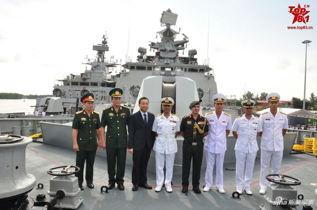 问过南海舰队了吗?印度海军军舰访问越南海防