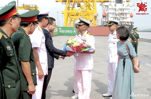 问过南海舰队了吗?印度海军军舰访问越南海防
