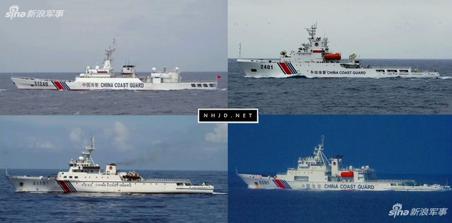 我海警船巡航钓鱼岛领海