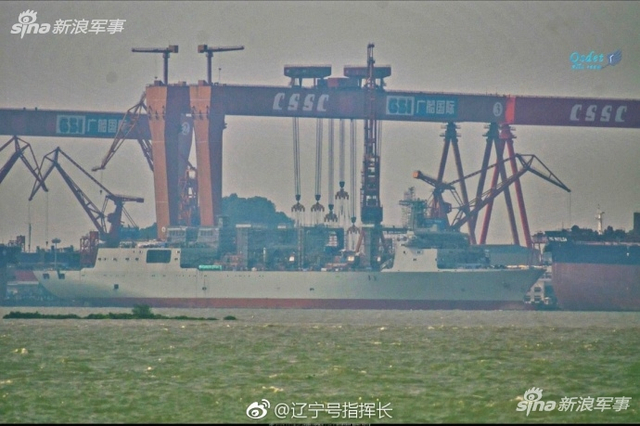 901补给舰二号舰进展曝光