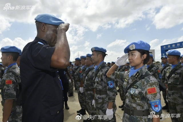 中国战狼在非洲!我维和官兵获颁和平荣誉奖章