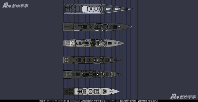 谁是地表最强？中国055与美军DDG1000对比CG图