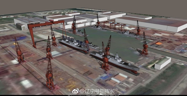 谁是地表最强？中国055与美军DDG1000对比CG图