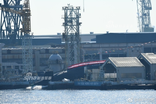 能怼解放军039C?日本海自第10艘苍龙潜艇下水