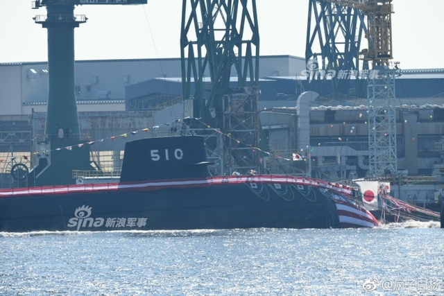 能怼解放军039C?日本海自第10艘苍龙潜艇下水