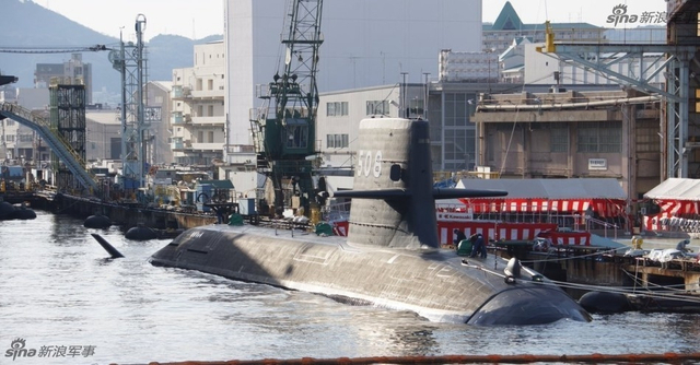 能怼解放军039C?日本海自第10艘苍龙潜艇下水