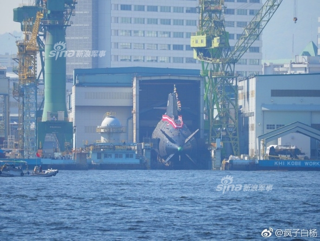 能怼解放军039C?日本海自第10艘苍龙潜艇下水