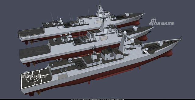 64垂发配综合电力推进？052E会否建成缩小版055