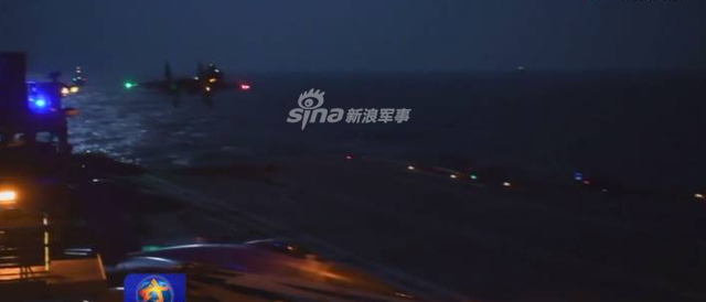 辽宁舰战力暴涨!我军舰载机夜间起降设备曝光