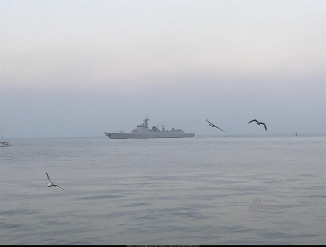 过气网红不服输！我大连船厂052D驱逐舰海试归来