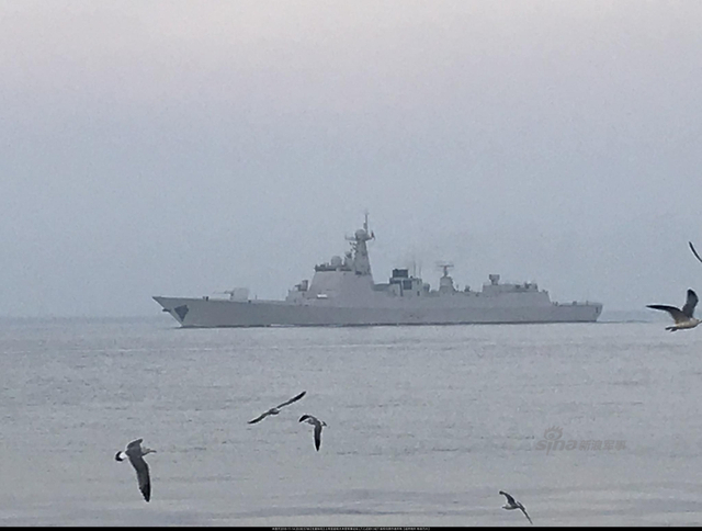 过气网红不服输！我大连船厂052D驱逐舰海试归来