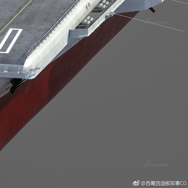 常规动力+电磁弹射?网友CG畅想中国海军第三艘航母