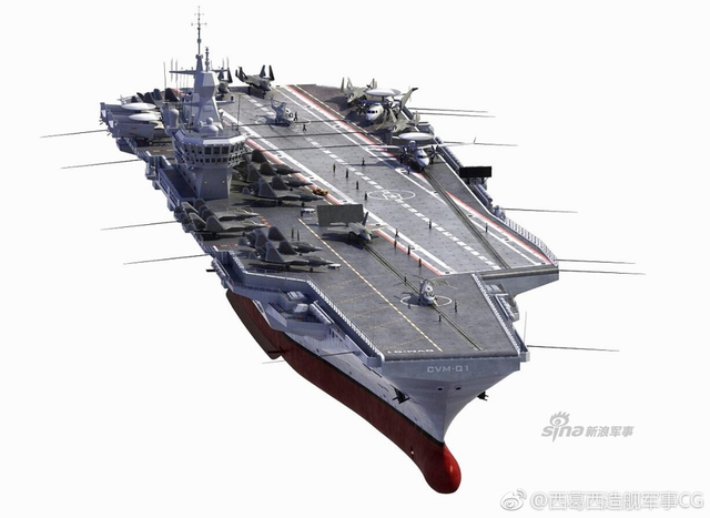 未来的中国海军!cg畅想我军多航母编队驰骋大洋