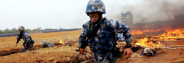 台军怕是要吓坏!我军陆战队首次全建制远程投送