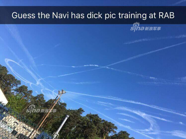 恶搞再出新境界！美军战机在德国上空画不可描述之物
