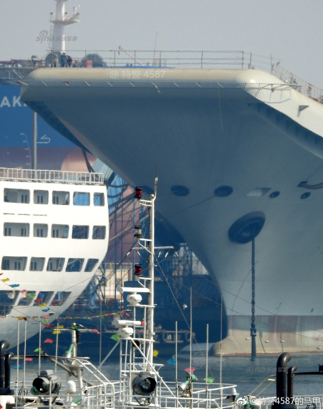 快看阻拦索有几条？中国首艘国产航母再曝喜人进展