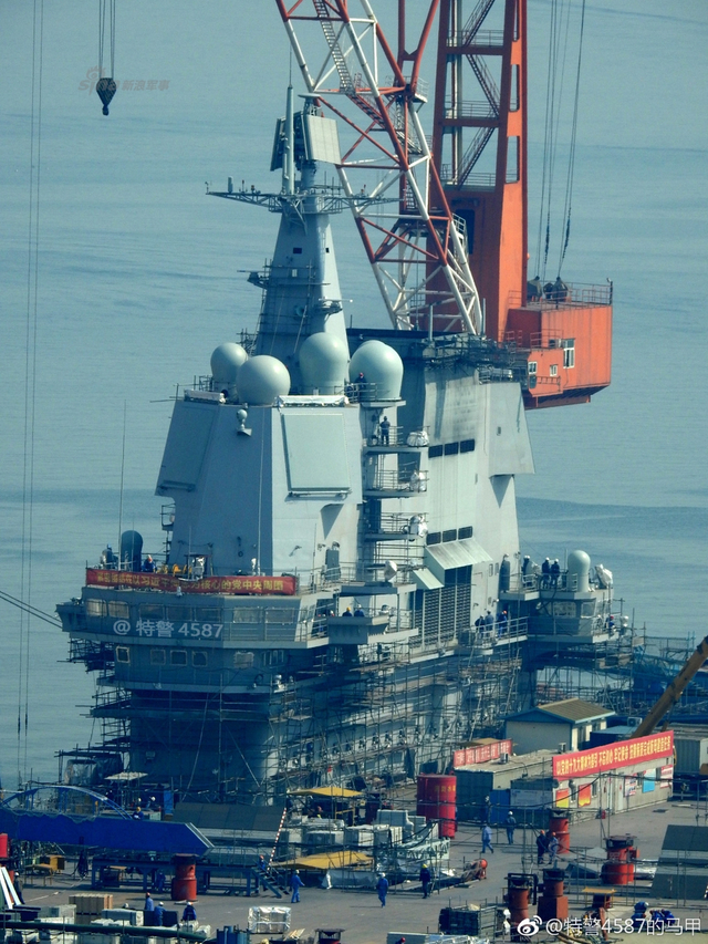 快看阻拦索有几条？中国首艘国产航母再曝喜人进展