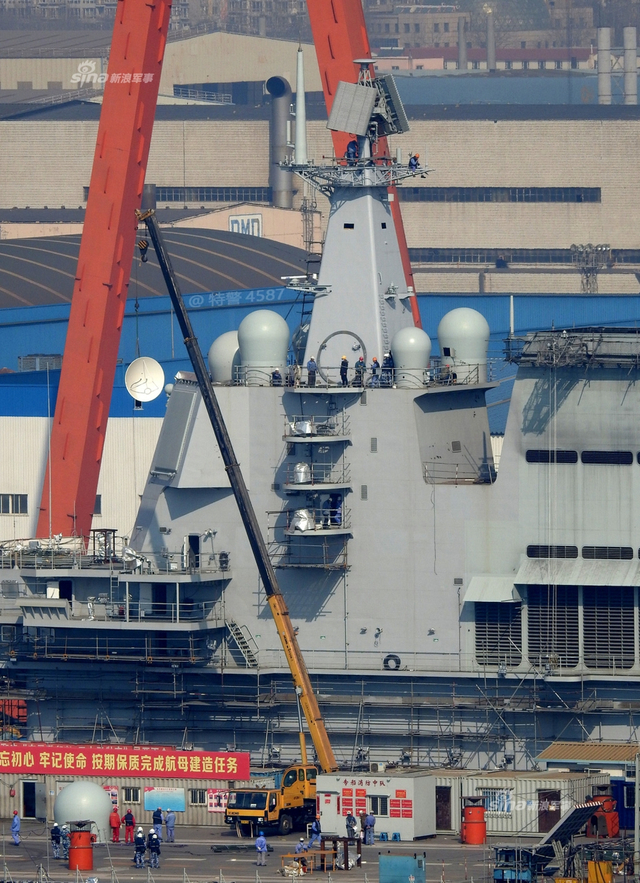 快看阻拦索有几条？中国首艘国产航母再曝喜人进展