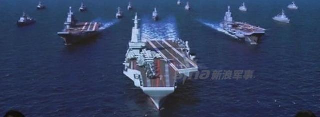 中国弹射型航母疑似效果图曝光
