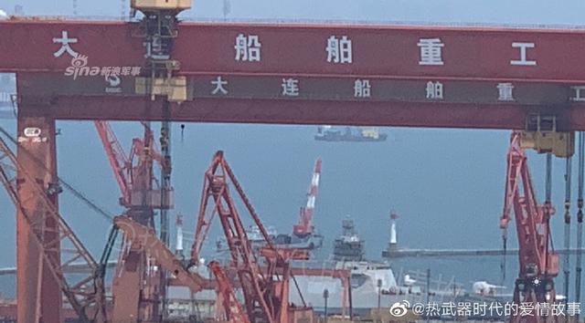 大连055驱逐舰已装相控阵雷达