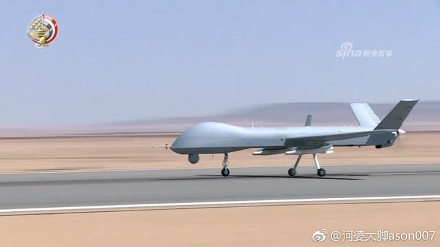 埃及首次公开中国造翼龙无人机