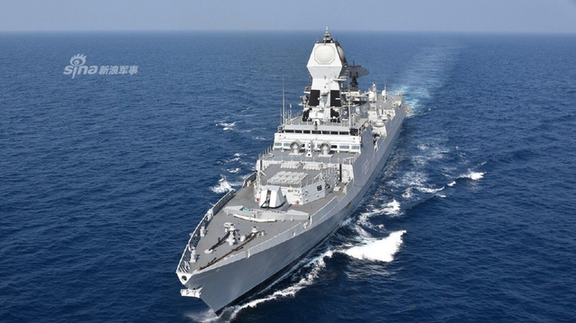 头顶宝莲灯！印度国产神盾舰真是“慢工出细活”