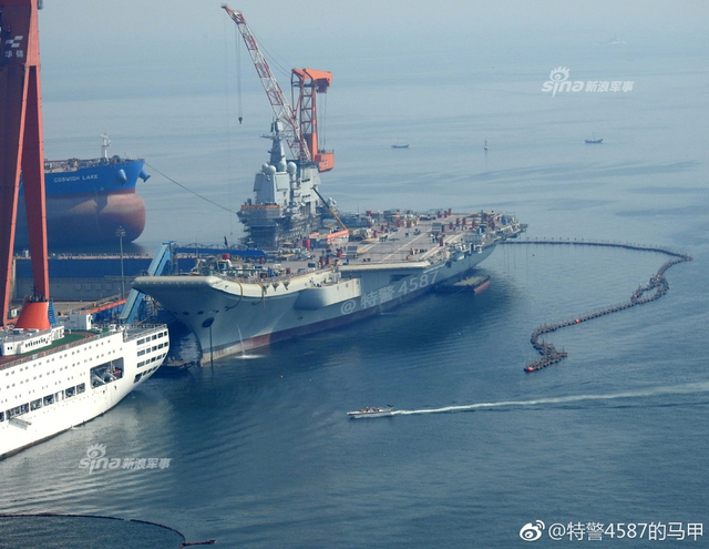 快看阻拦索有几条？中国首艘国产航母再曝喜人进展